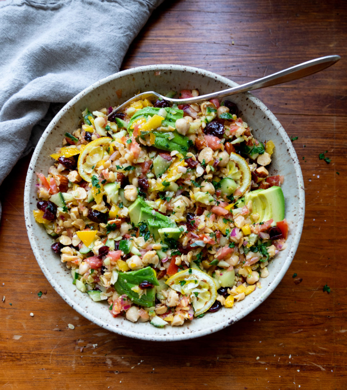 Triple C / Chilled Chickpea Chopped Salad! - Laura Lea Balanced